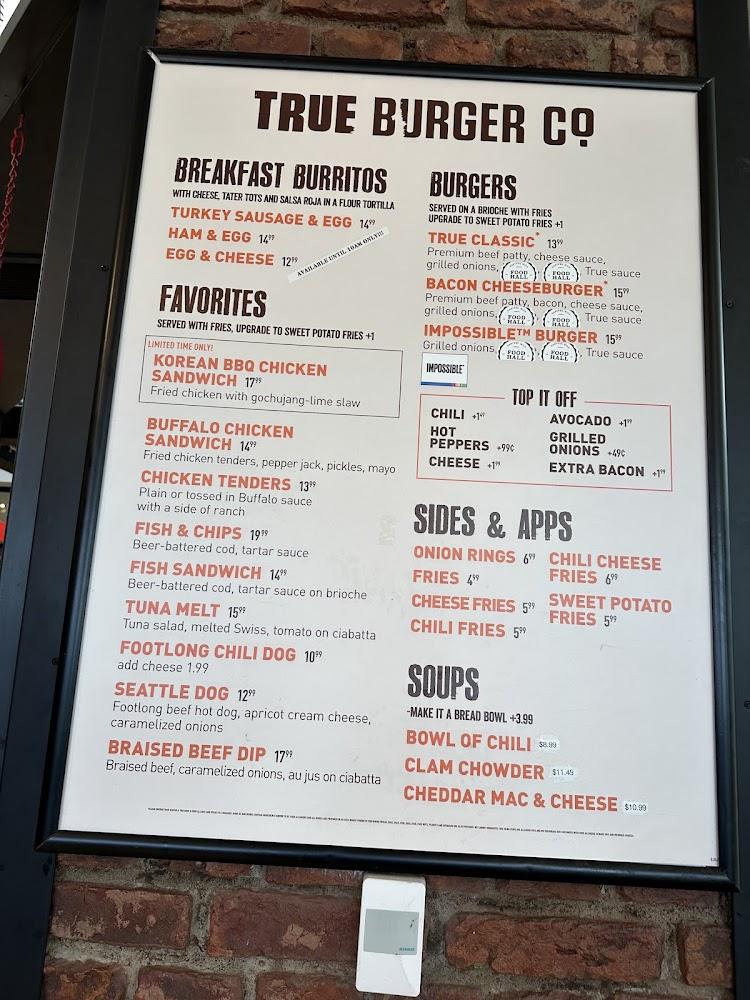 True Burger Menu image 3
