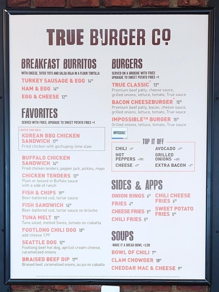 True Burger Menu image 4